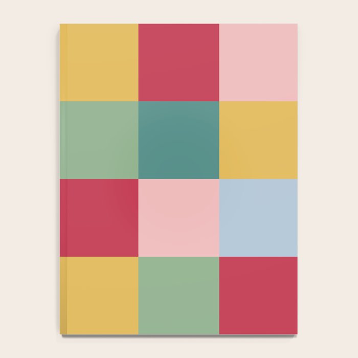 Bold Colorful Checks Pattern - Large XXII Notebook Gallery Image 4