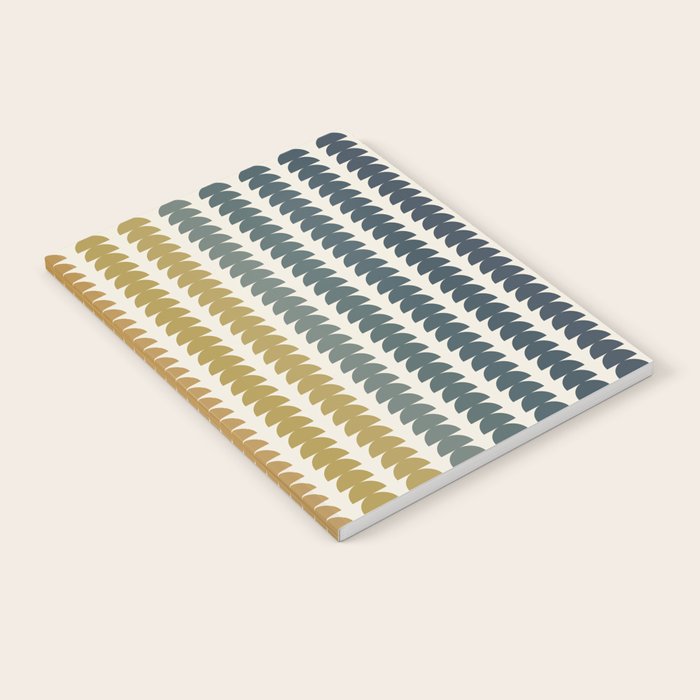 Maude Pattern XX Earthy Rustic Notebook Gallery Image 2