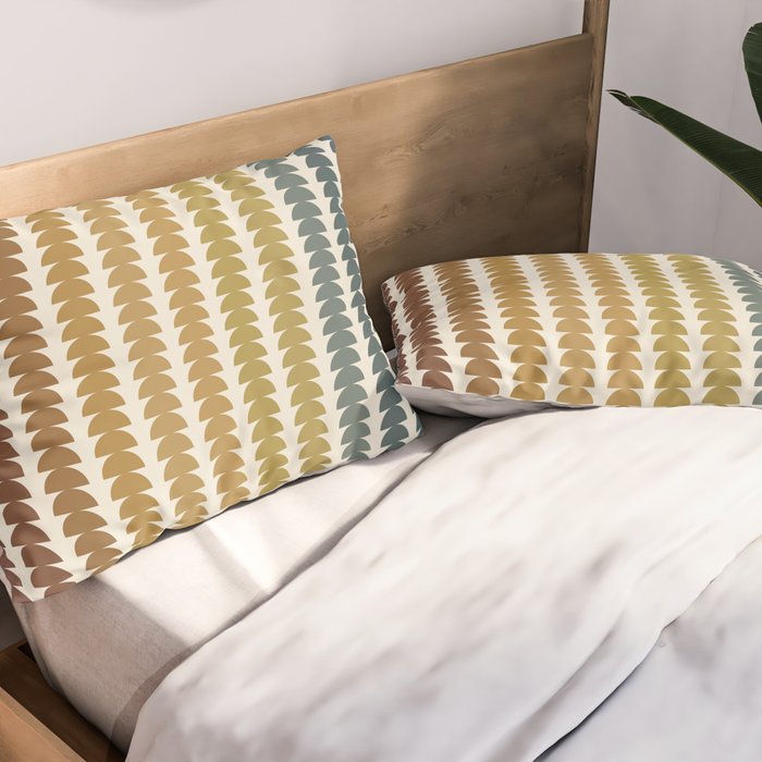 Maude Pattern XX Earthy Rustic Pillow Sham Gallery Image 2