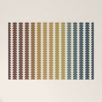 Maude Pattern XX Earthy Rustic Welcome Mat Gallery Image 1