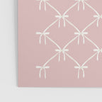 Bows & Ribbons Pattern LVII Pastel Pink Poster Gallery Image 3