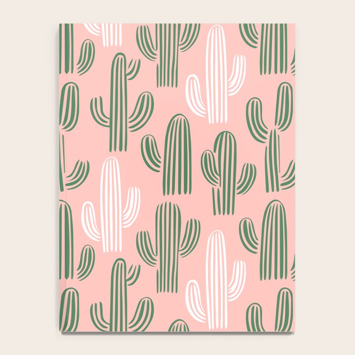 Cactus plant doodle art pattern Notebook Gallery Image 4