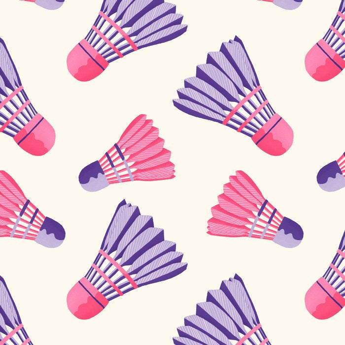 Pink and purple badminton birdies Coffee Mug Gallery Image 2