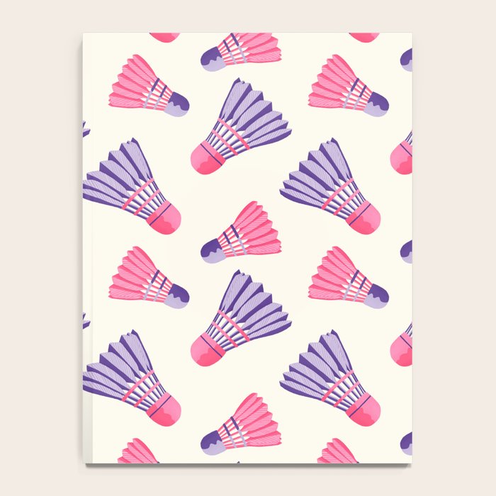 Pink and purple badminton birdies Notebook Gallery Image 4