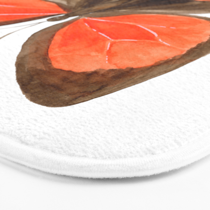 Butterfly - Euselasia erythraea Bath Mat Gallery Image 3