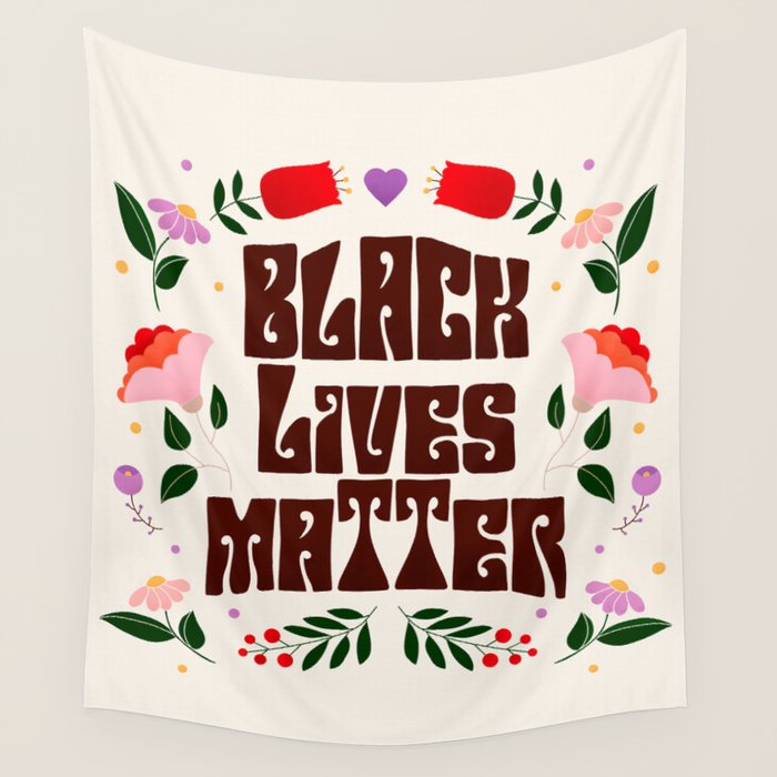 Black Lives Matter Wall Tapestry Gallery Image 4