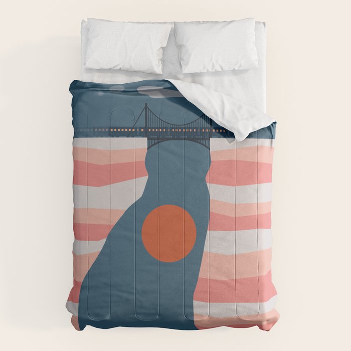 Cat Landscape 14 Comforter Gallery Image 6