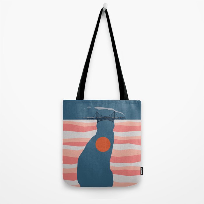 Cat Landscape 14 Tote Bag Gallery Image 2
