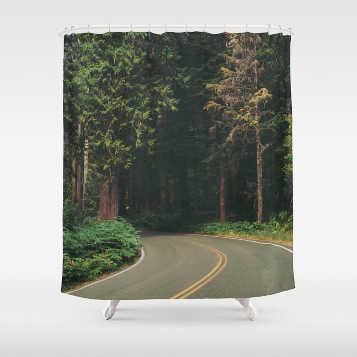 Around the Corner Shower Curtain Gallery Image 1