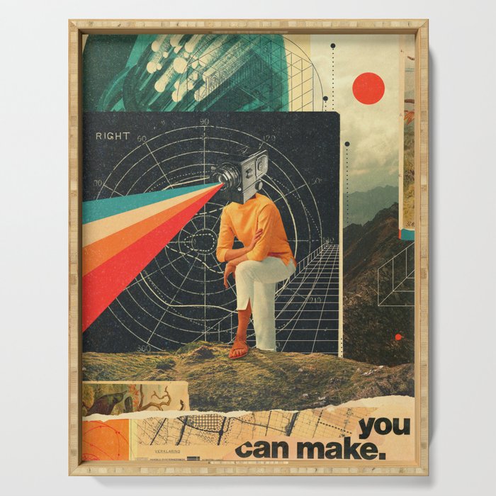 You Can make it Right Serving Tray Gallery Image 1