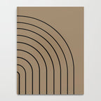 Minimal Arch XLIII Natural Tan Modern Geometric Lines Notebook Gallery Image 4
