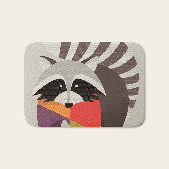 Raccoon Bath Mat Gallery Image 1