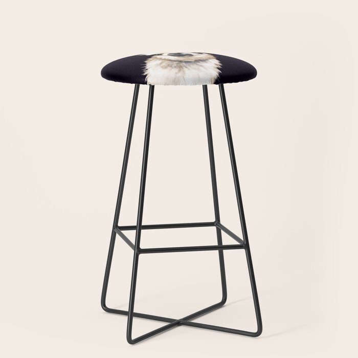 Sneaky Llama in Black Stool Gallery Image 1