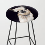 Sneaky Llama in Black Stool Gallery Image 2