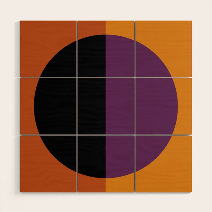 Color Block Abstract I Wood Wall Art Gallery Image 1