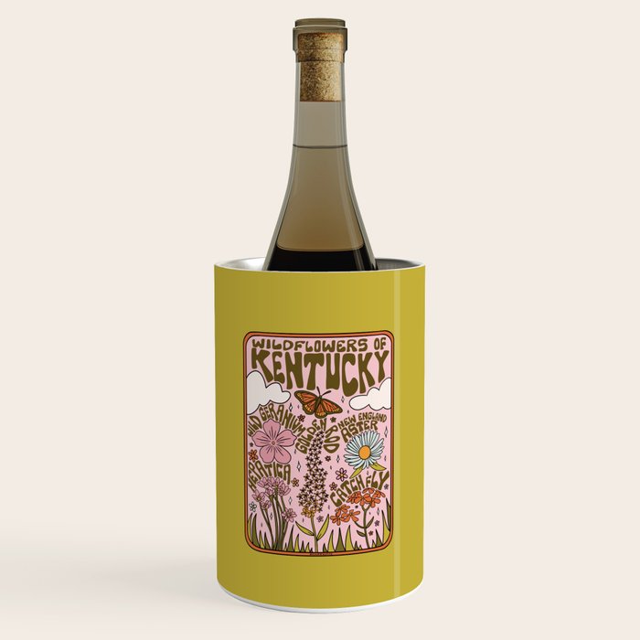 Kentucky Wildflowers Wine Chiller Gallery Image 1