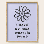 No Idea Daisy in Lilac Serving Tray Gallery Image 1