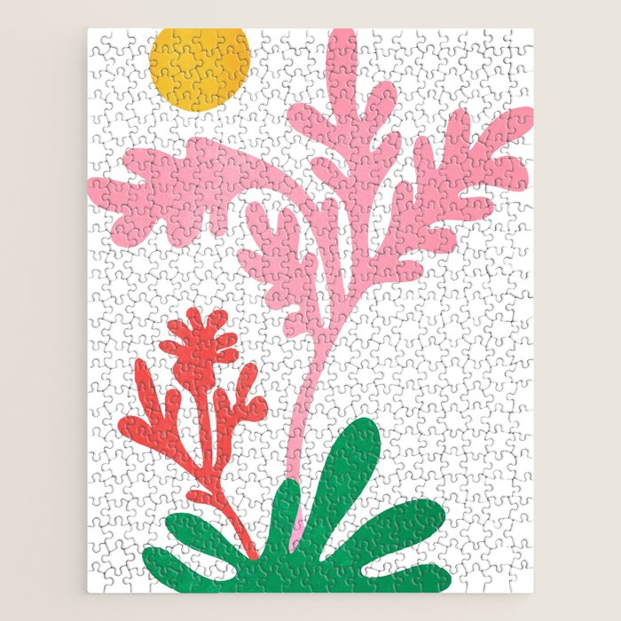 Abstract Garden: Matisse Paper Cutouts IV Jigsaw Puzzle Gallery Image 1