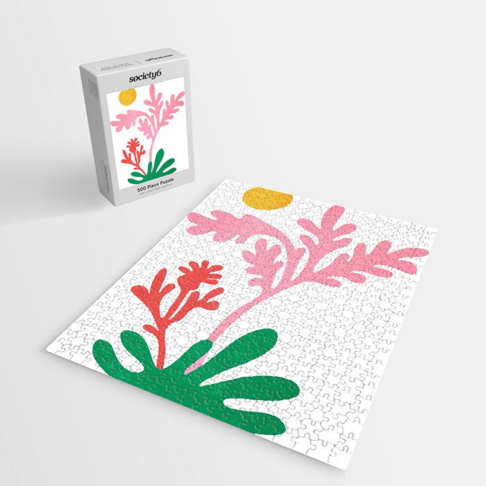 Abstract Garden: Matisse Paper Cutouts IV Jigsaw Puzzle Gallery Image 2