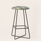 layered palm leaves Stool Gallery Image 1