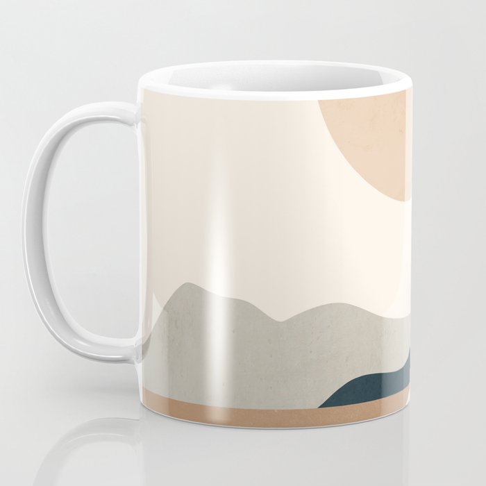 Minimal Abstract Art Landscape 8 Coffee Mug Gallery Image 3