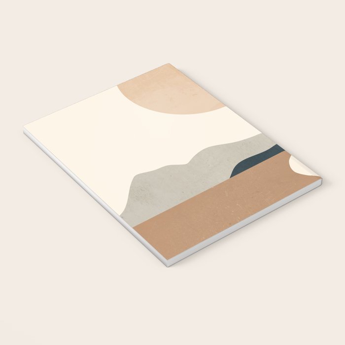 Minimal Abstract Art Landscape 8 Notebook Gallery Image 3