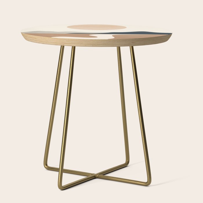 Minimal Abstract Art Landscape 8 Side Table Gallery Image 1