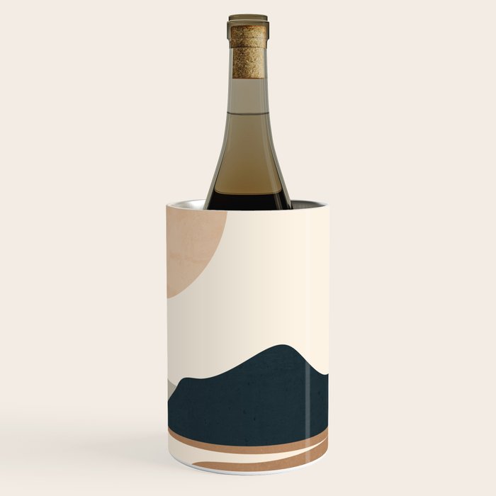 Minimal Abstract Art Landscape 8 Wine Chiller Gallery Image 3
