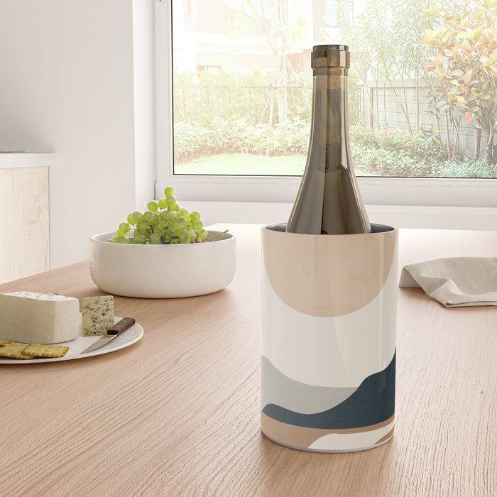 Minimal Abstract Art Landscape 8 Wine Chiller Gallery Image 4