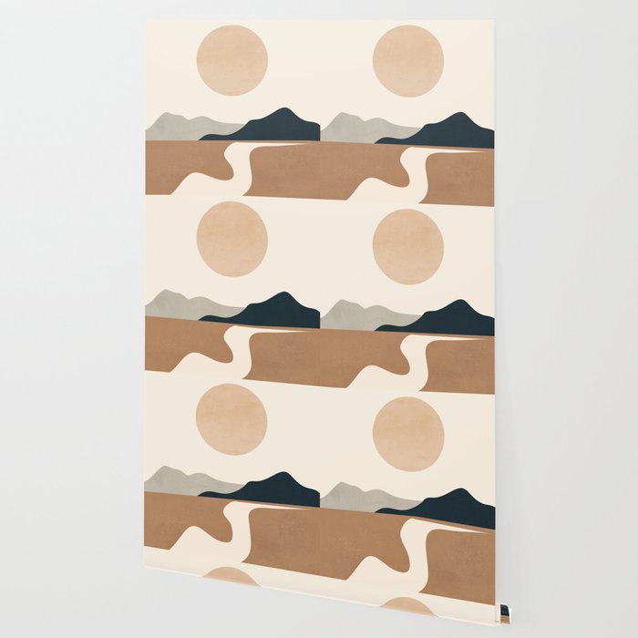 Minimal Abstract Art Landscape 8 Wallpaper Gallery Image 2