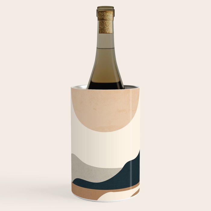 Minimal Abstract Art Landscape 8 Wine Chiller Gallery Image 1