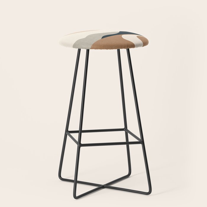 Minimal Abstract Art Landscape 8 Stool Gallery Image 1