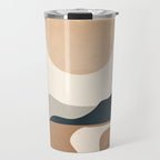 Minimal Abstract Art Landscape 8 Travel Mug Gallery Image 1