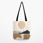 Minimal Abstract Art Landscape 8 Tote Bag Gallery Image 2