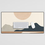 Minimal Abstract Art Landscape 8 Desk Mat Gallery Image 1