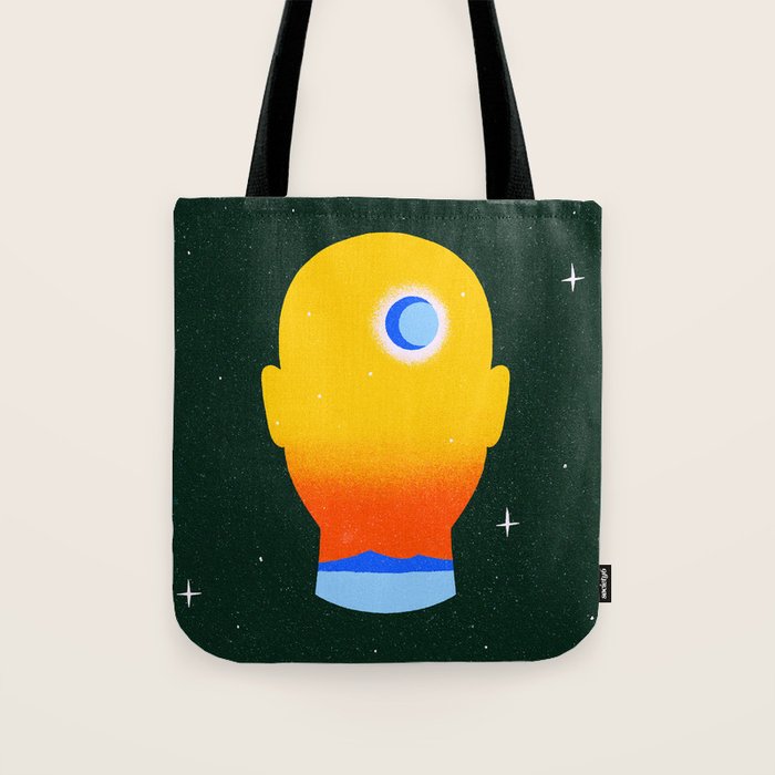 What You Fill Your Head With Tote Bag Gallery Image 1
