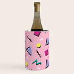 Memphis pattern 75 - 80s / 90s Retro Wine Chiller Gallery Image 1