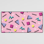Memphis pattern 75 - 80s / 90s Retro Desk Mat Gallery Image 3
