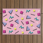Memphis pattern 75 - 80s / 90s Retro Outdoor Rug Gallery Image 1