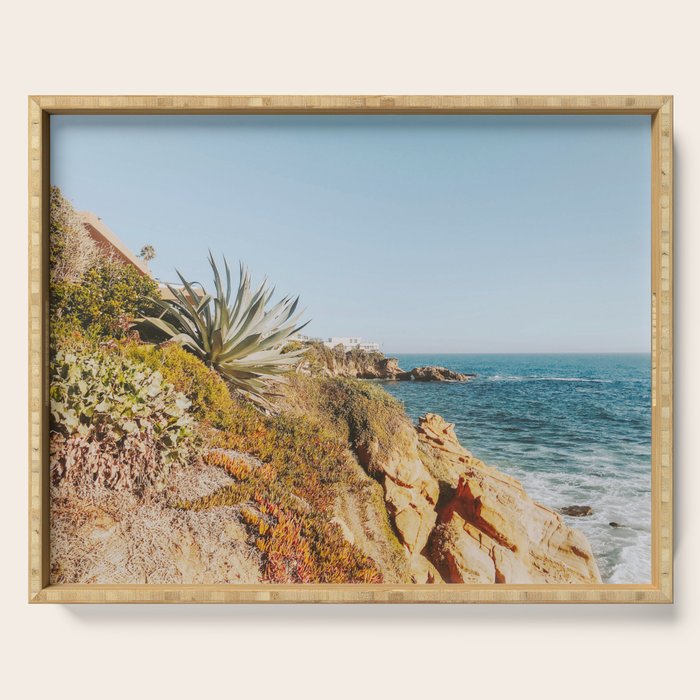 california coast xiv / laguna beach Serving Tray Gallery Image 1