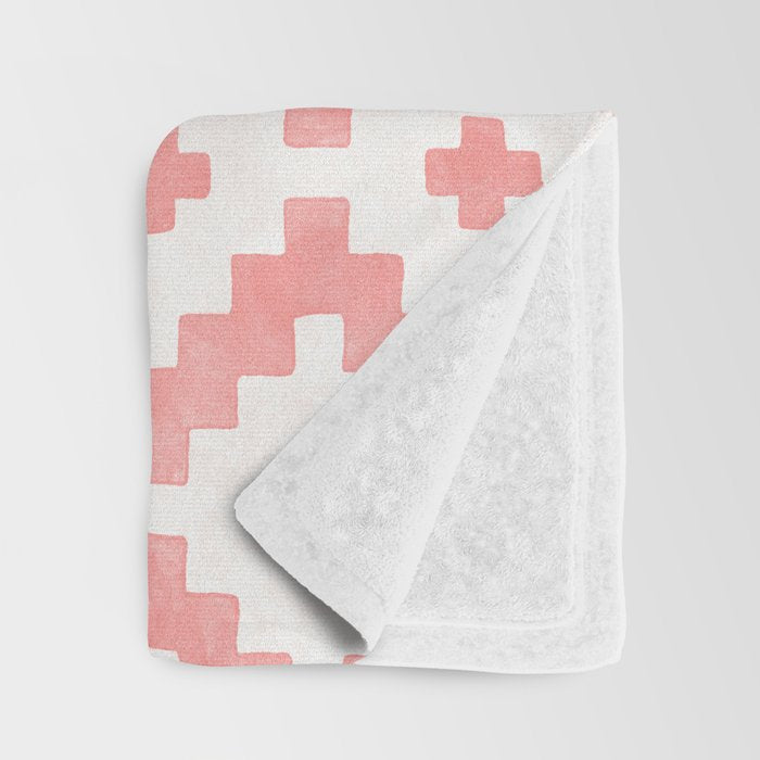 Taos - Blush Throw Blanket Gallery Image 3