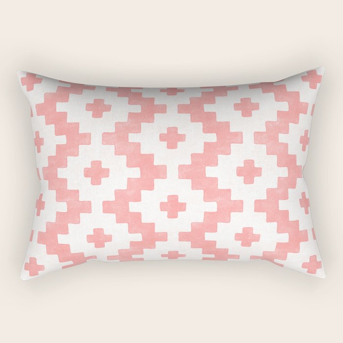 Taos - Blush Rectangular Pillow Gallery Image 1