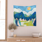 Spring River Wall Tapestry Gallery Image 2