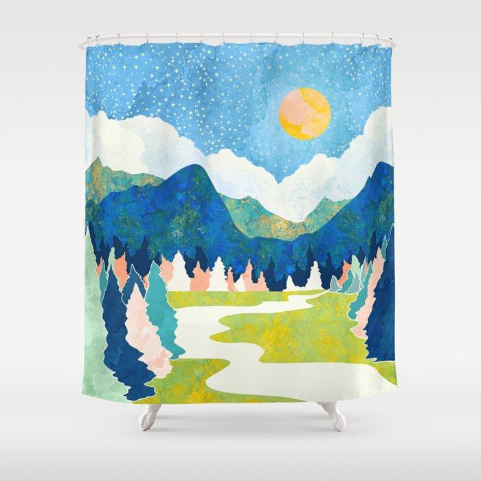 Spring River Shower Curtain Gallery Image 1