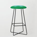 Swiss Cross Symbol in Blue & Green Stool Gallery Image 1