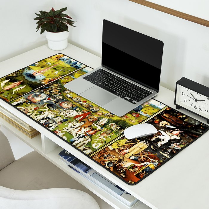 Bosch Garden Of Earthly Delights 3 Panel Desk Mat Gallery Image 2