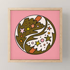 Christmas Yin Yang Mini Art Print Gallery Image 1