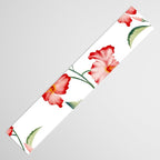 Hibiscus in White Table Runner Gallery Image 3