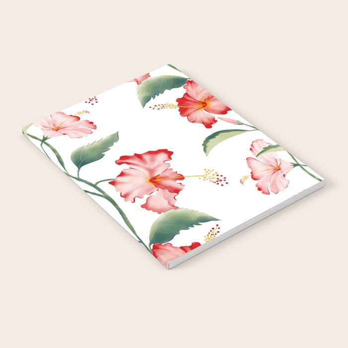 Hibiscus in White Notebook Gallery Image 2
