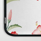 Hibiscus in White Laptop Sleeve Gallery Image 3